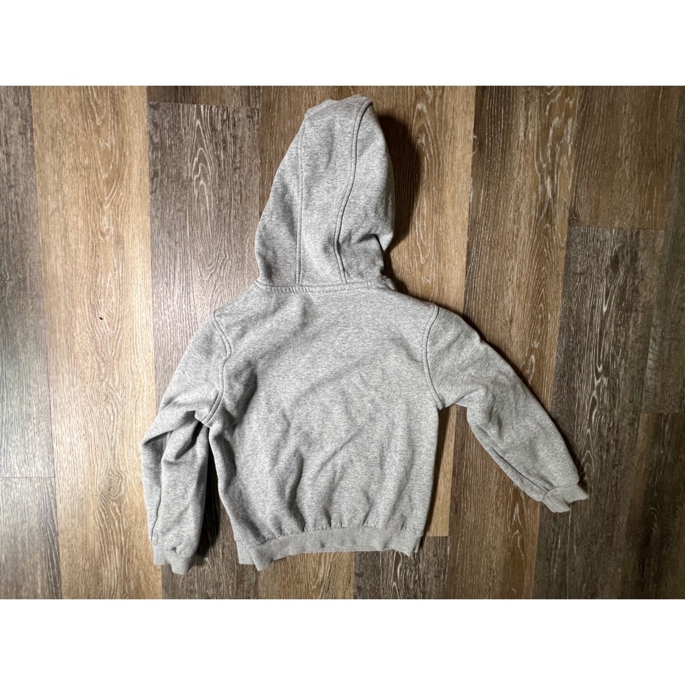 Nike Hoodie Kids Small Gray Excellent Sportswear Club Fleece Pullover 542 - Picture 6 of 7